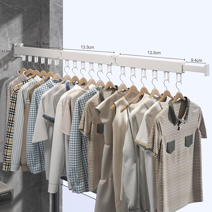 Multifunctional Retractable Clothes Drying Rack: Suitable for Multiple Scenarios, Space - Saving and Stable in Load - Bearing
