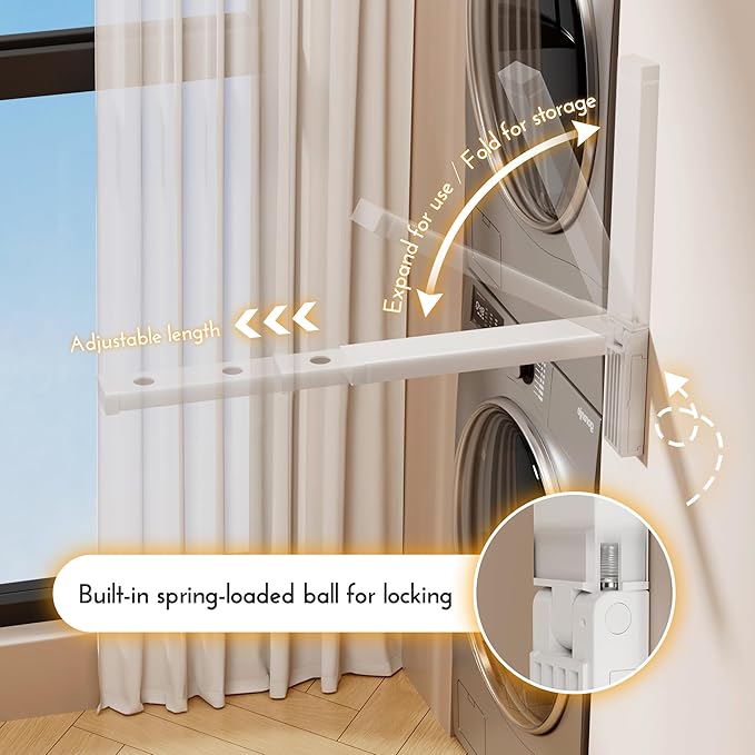 Foldable Retractable Clothes Drying Rack: Multi - angle Adjustable, Suitable for Multiple Scenarios, a Good Helper for Saving Space