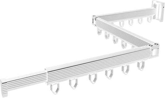 Multi - Scenario Retractable Clothes Drying Rack: Large Capacity, Easy to Install, Flexibly Adapt to Balcony, Bathroom and Other Spaces