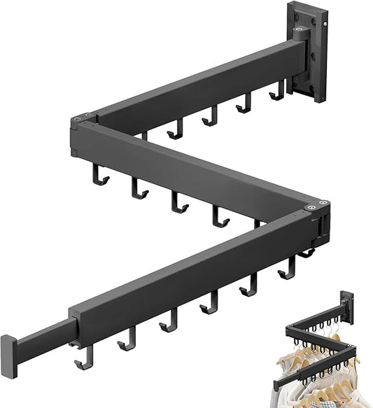 Foldable Retractable Clothes Drying Rack: Suitable for Multiple Scenarios, Strong Load - Bearing and Convenient Storage