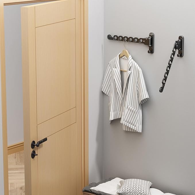 Foldable Retractable Clothes Drying Rack: Multi - angle Adjustable, Space - Saving, Practical for Multiple Scenarios