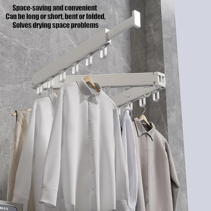 Multifunctional Retractable Clothes Drying Rack: Suitable for Multiple Scenarios, Space - Saving and Stable in Load - Bearing