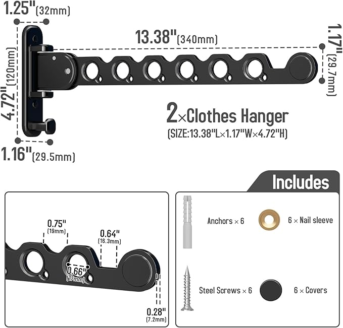 Foldable Retractable Clothes Drying Rack: Multi - angle Adjustable, Space - Saving, Practical for Multiple Scenarios