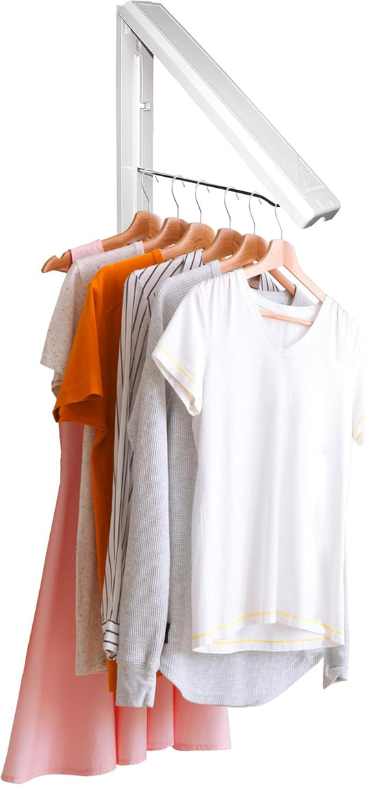 Retractable Wall - Mounted Clothes Drying Rack: A Savior for Small Spaces, Strong in Load - Bearing and Convenient in Storage