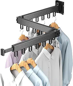 Foldable Retractable Clothes Drying Rack: Suitable for Multiple Scenarios, Space - Saving and Easy to Install