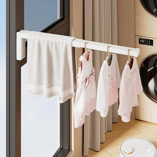 Foldable Retractable Clothes Drying Rack: Multi - angle Adjustable, Suitable for Multiple Scenarios, a Good Helper for Saving Space
